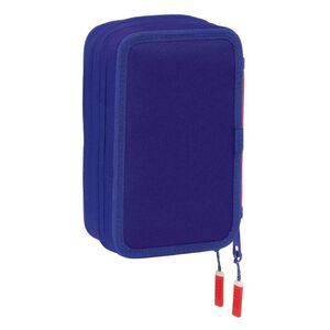 Plumier Triple Azul Rojiblanco